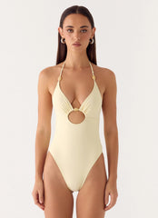 Santiago One Piece Swimsuit - Yellow