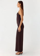 Hartwell Maxi Dress - Chocolate