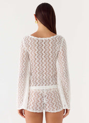 Giselle Mini Shorts - Ivory