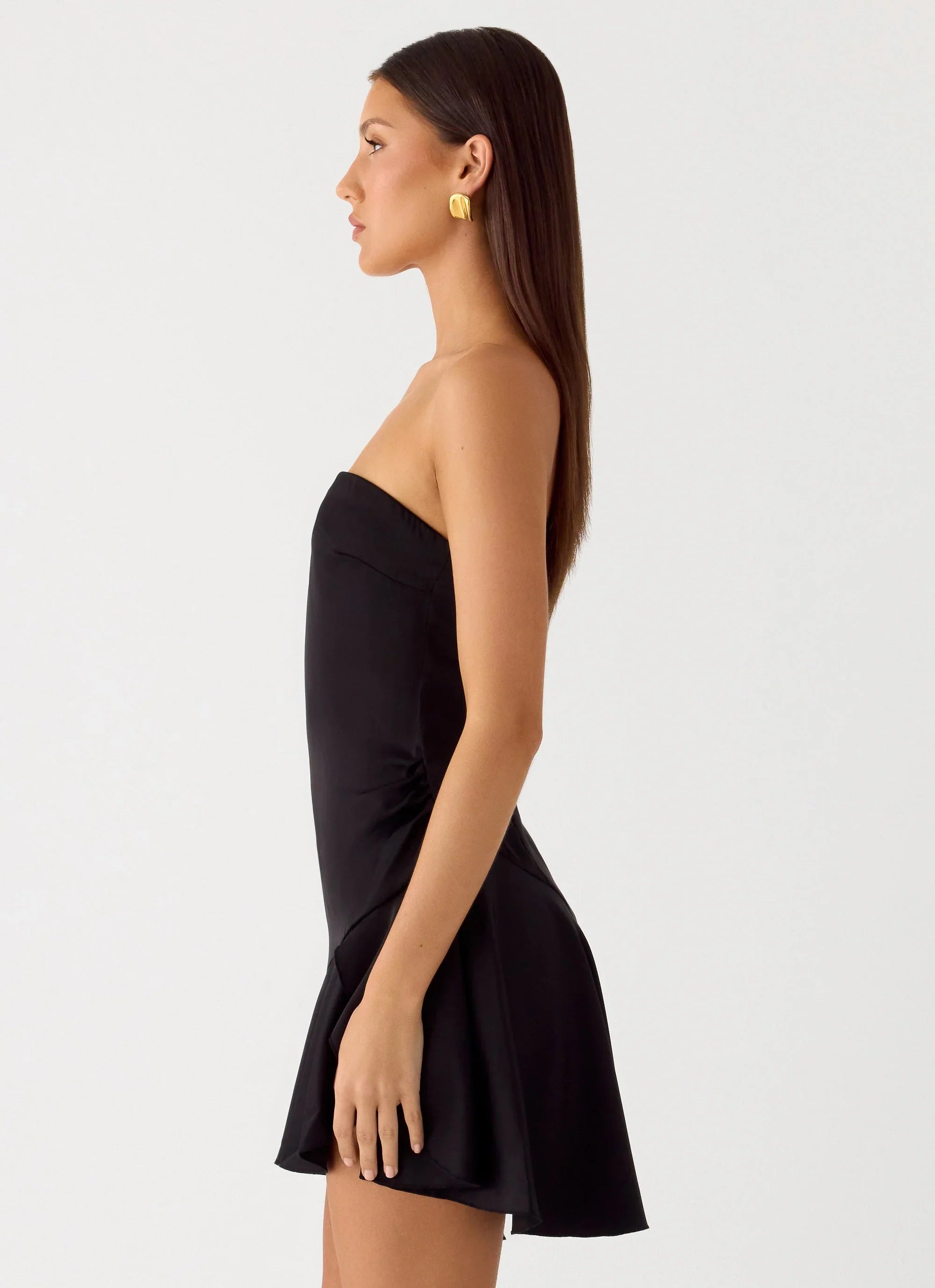 Luna Night Mini Dress - Black