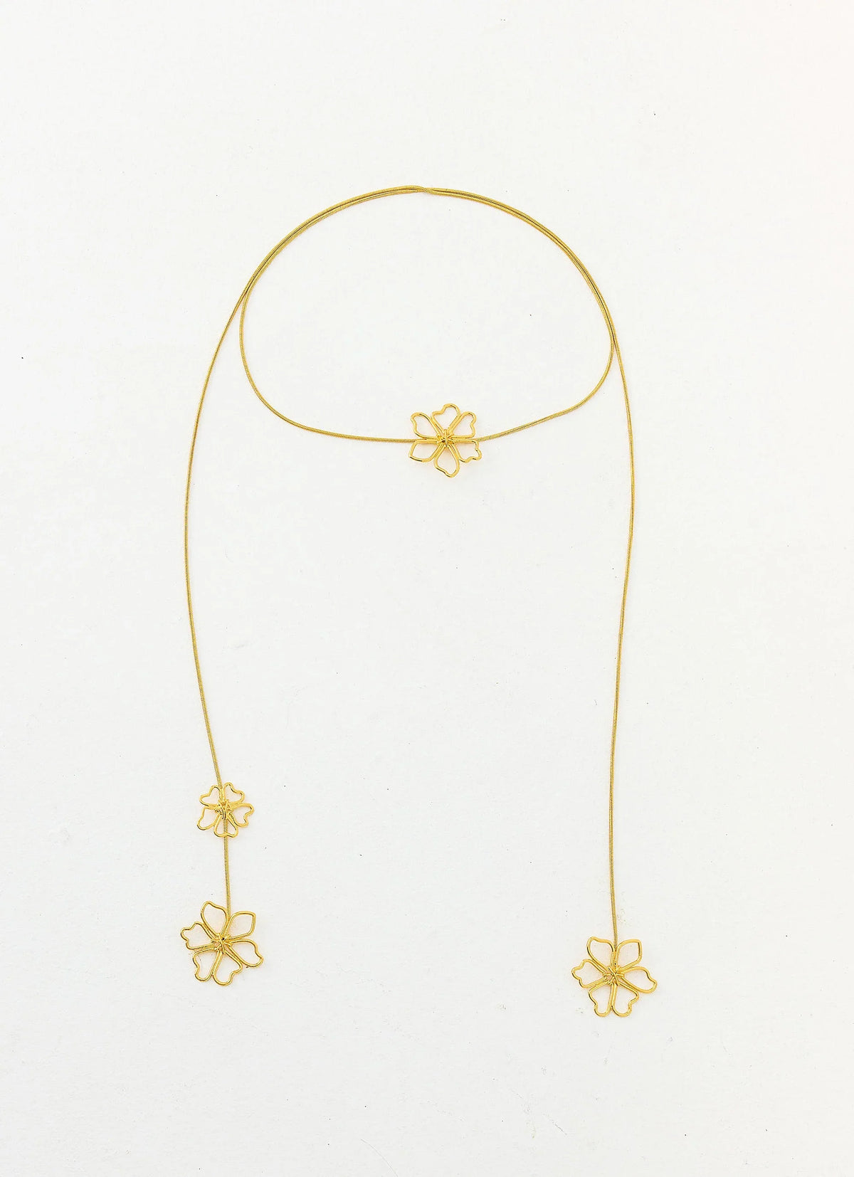Wildflower Necklace - Gold