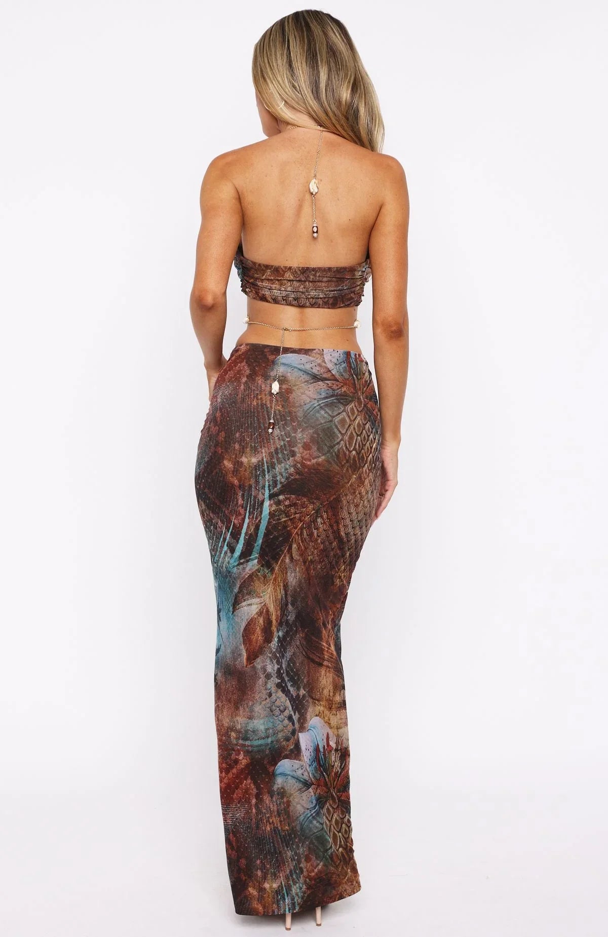 The Empress Maxi Dress Ophidian Feather